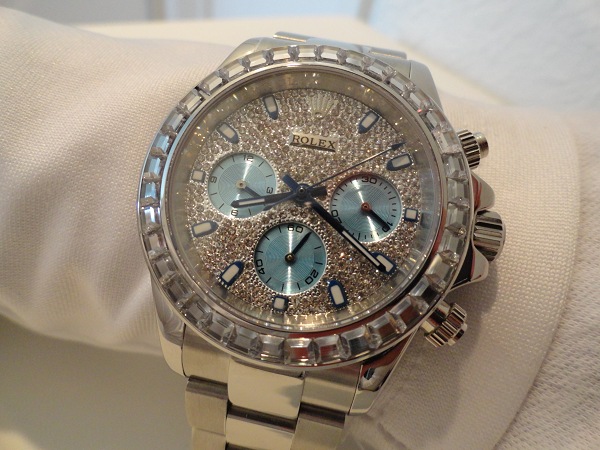 Rolex Daytona Diamonds Replica Watch Photo Review Wrist