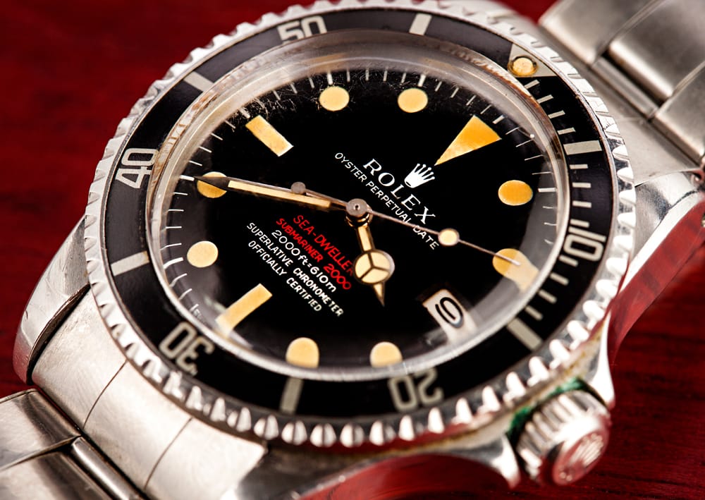 The First Rolex Replica Sea-Dweller: Double Red Sea-Dweller 1665