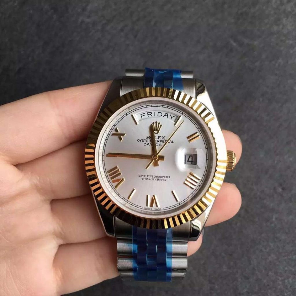 Rolex Day Date II Two Tone 18K Gold Replica Watch Review