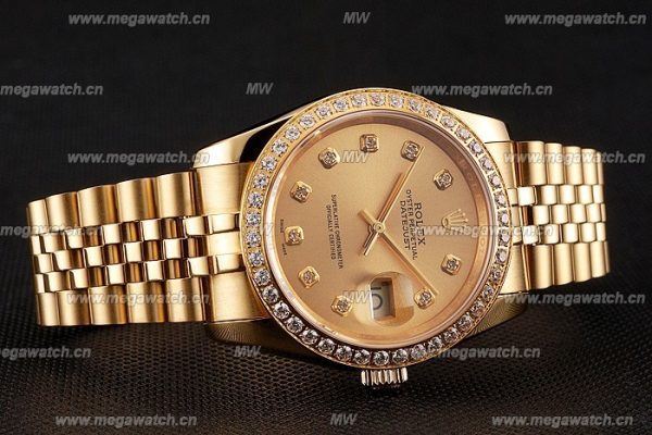 replica gold rolex with diamonds