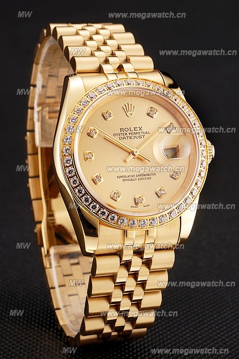 replica gold rolex with diamonds