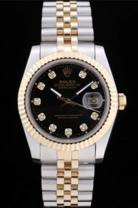 Black Dials Rolex Men’s Datejust Replica