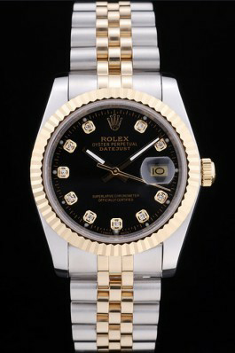 Black Dials Rolex Men’s Datejust Replica