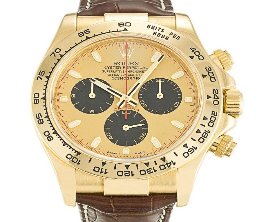 40MM Yellow Gold Rolex Daytona Replica