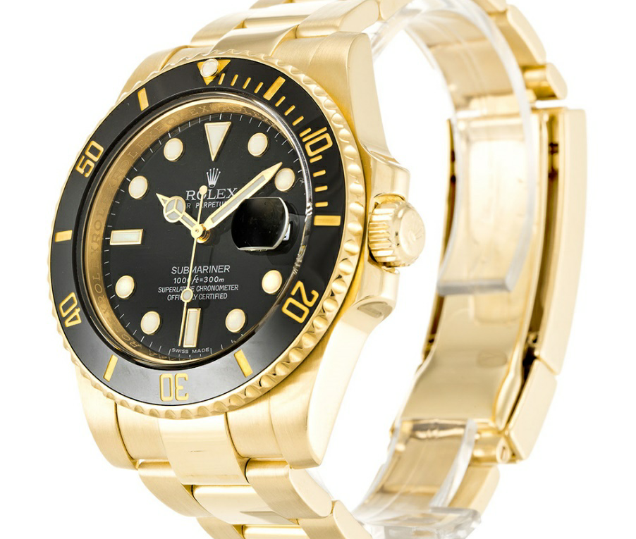 Black Baton Dial Rolex Submariner Replica