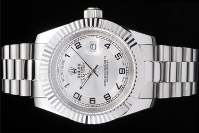 Silver Dial Mens Rolex Day Date Replica Review